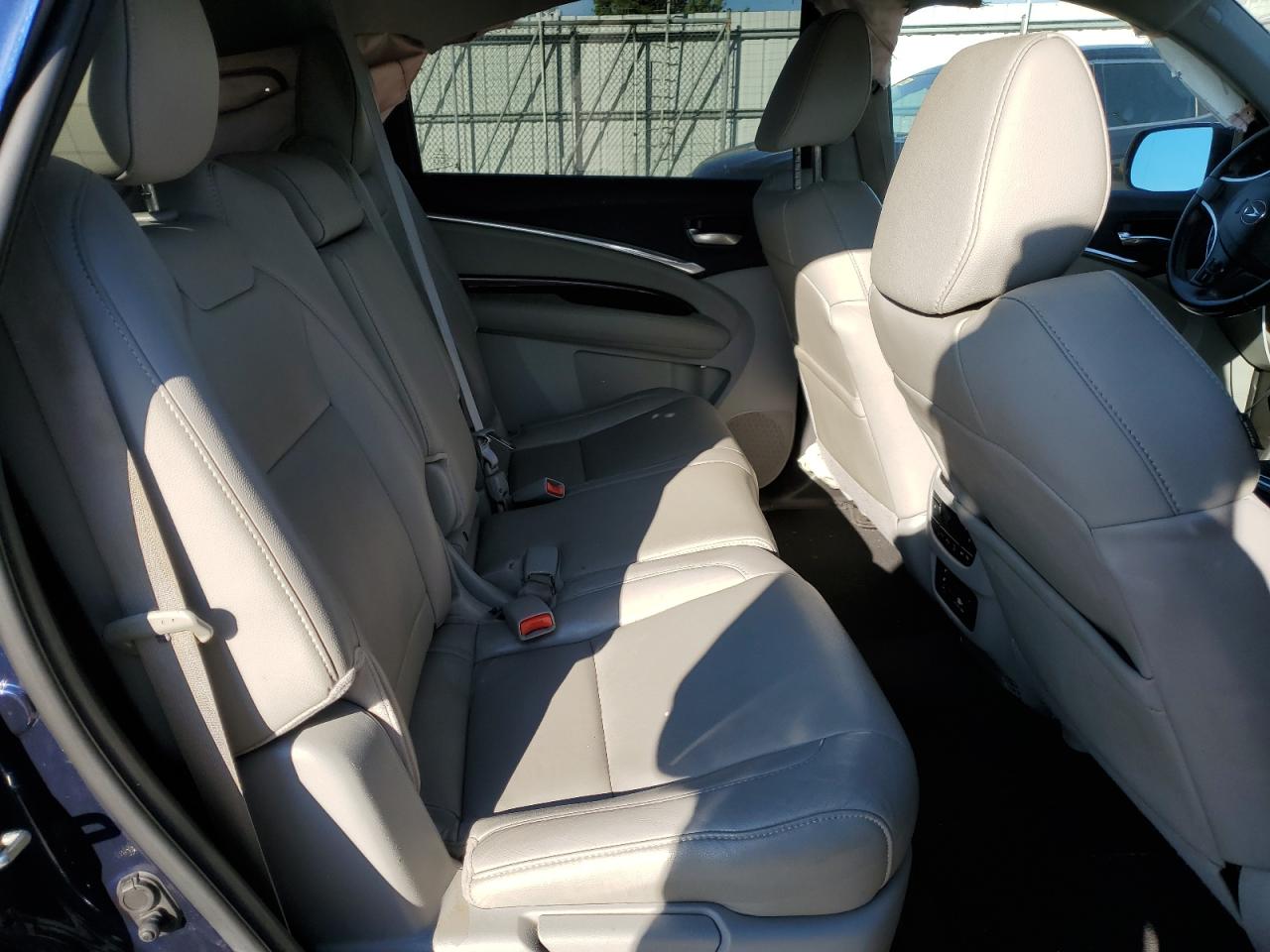 2016 Acura MDX VIN 5FRYD4H64GB022827 Copart auction photo, rear end damage thumbnail 11