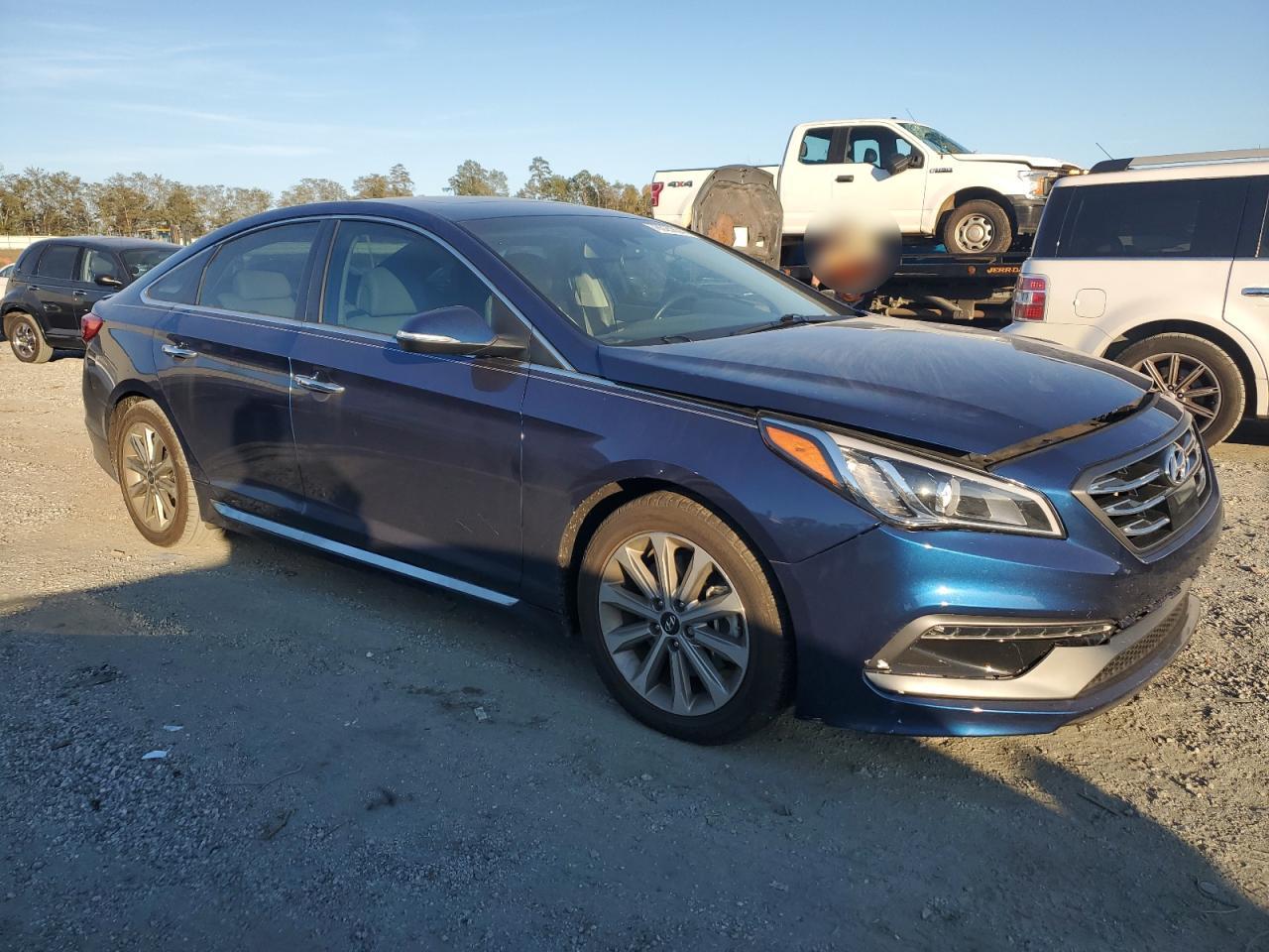 2017 Hyundai Sonata VIN 5NPE34AF4HH508350 Copart auction photo, front end / minor dent/scratches damage thumbnail 4
