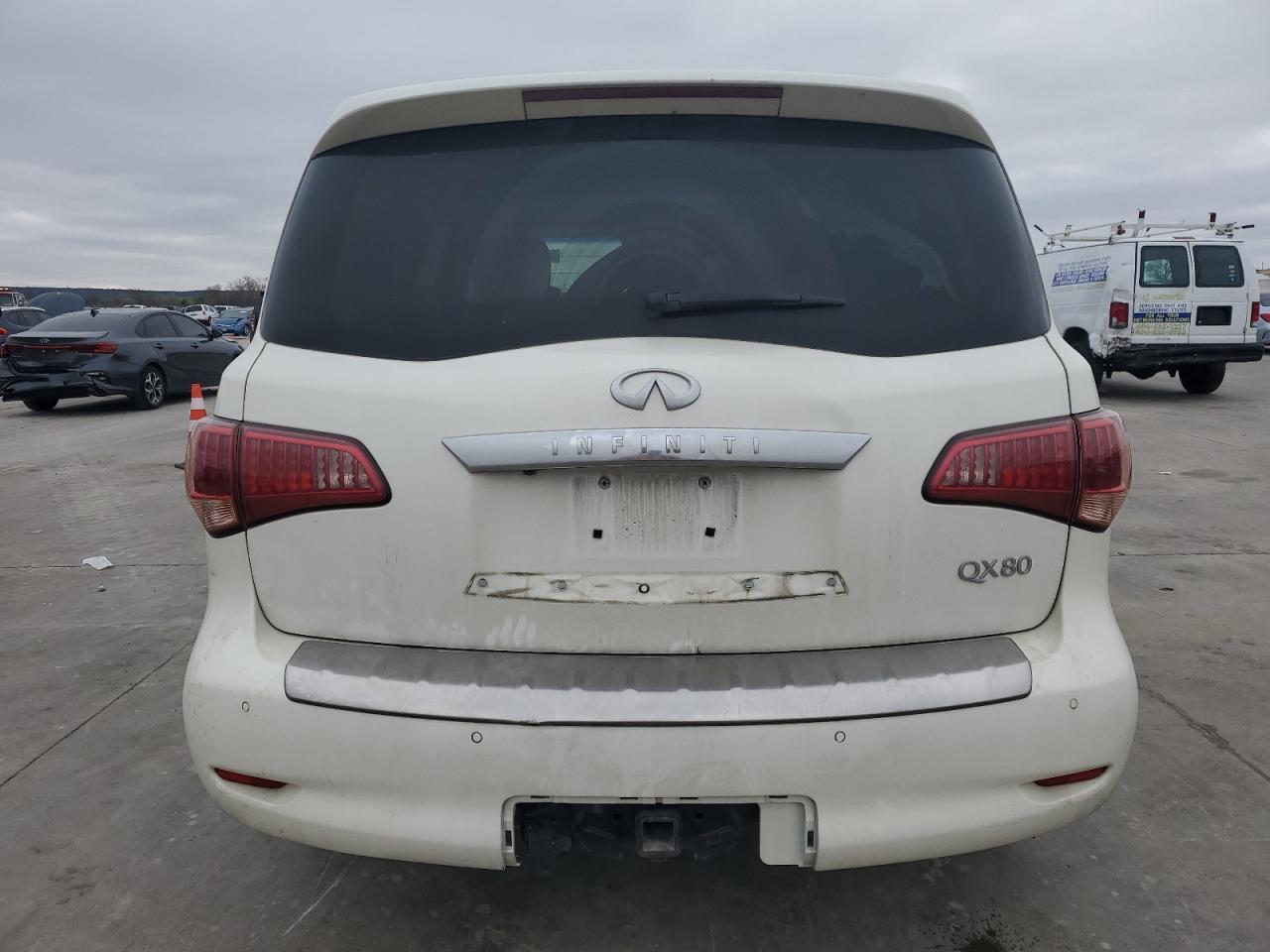 2017 Infiniti QX80 VIN JN8AZ2NF9H9641677 Copart auction photo, front end damage thumbnail 6