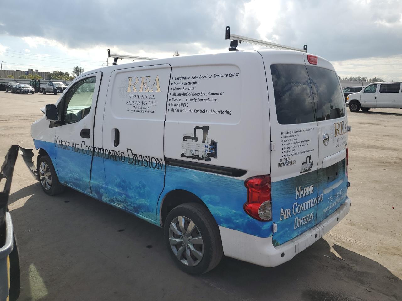 2017 Nissan NV VIN 3N6CM0KN9HK720263 Copart auction photo, front end damage thumbnail 2