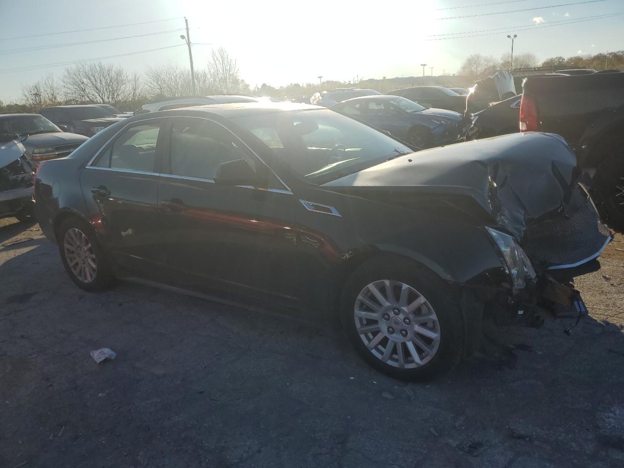 2012 Cadillac CTS VIN 1G6DG5E50C0135114 Copart auction photo, front end / mechanical damage thumbnail 4