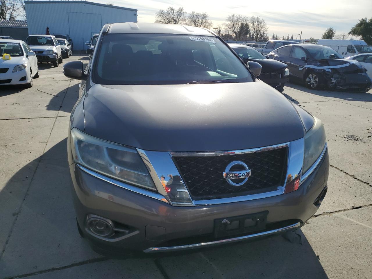 2014 Nissan Pathfinder VIN 5N1AR2MN5EC723114 Copart auction photo, rear end damage thumbnail 5