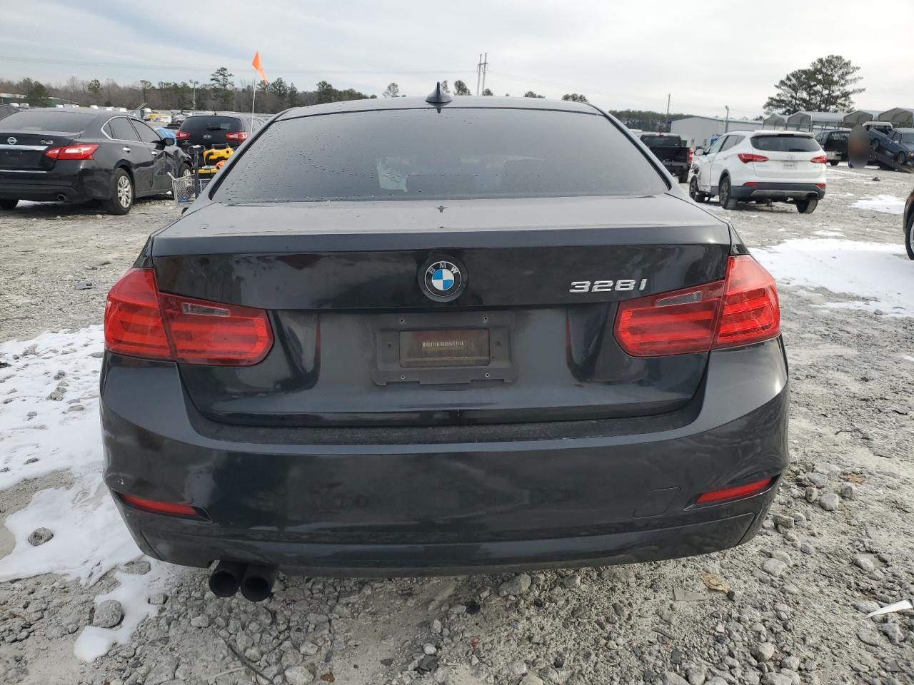 2013 BMW 3er VIN WBA3C1G54DNR48077 Copart auction photo, undercarriage / front end damage thumbnail 6
