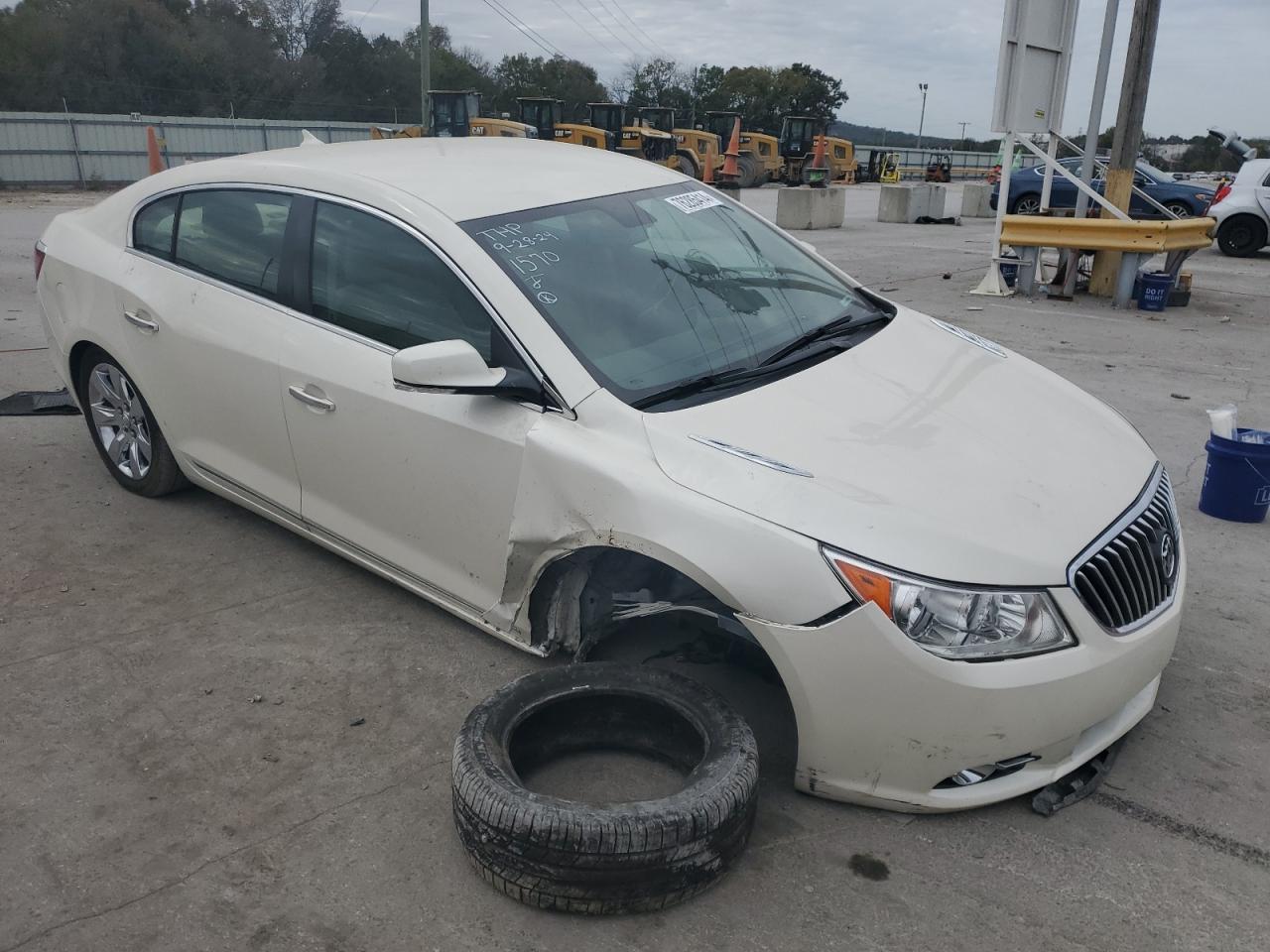 2013 Buick LaCrosse VIN 1G4GC5E39DF151570 Copart auction photo, front end / undercarriage damage thumbnail 4