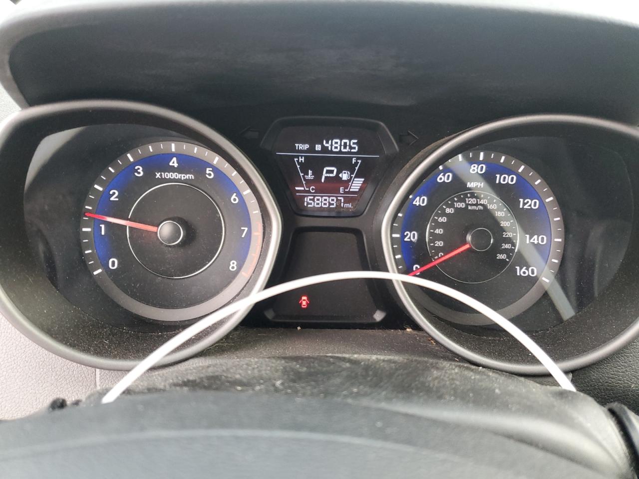 2015 Hyundai Elantra VIN KMHDH4AE6FU436456 Copart auction photo, front end damage thumbnail 9