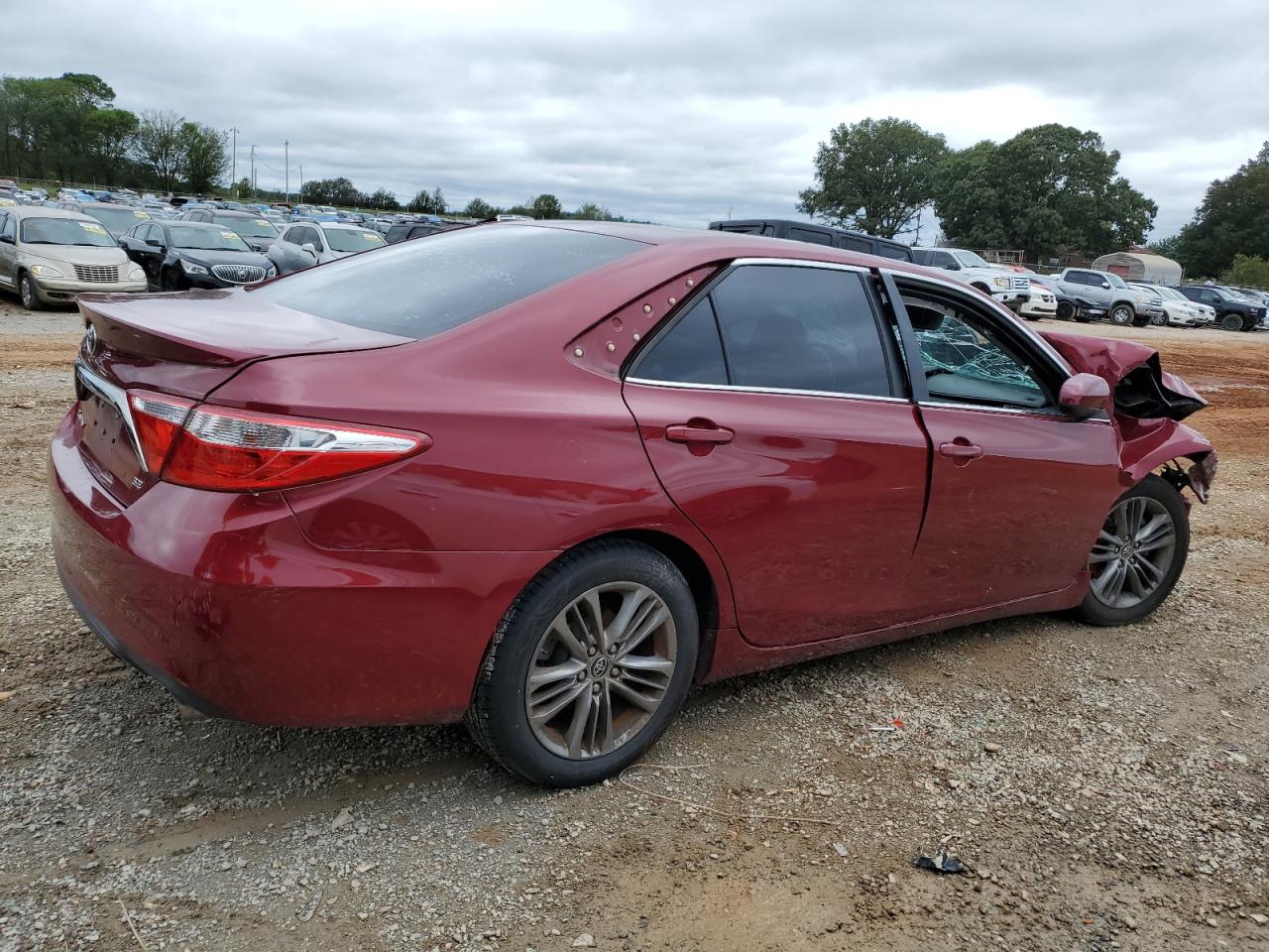 2017 Toyota Camry VIN 4T1BF1FK4HU803044 Copart auction photo, front end / side damage thumbnail 3