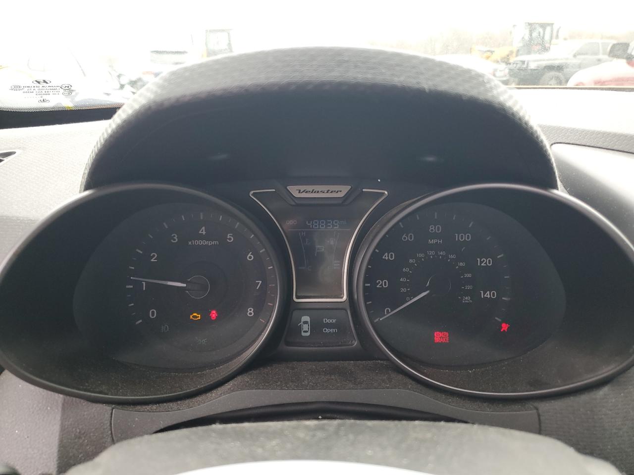 2013 Hyundai Veloster VIN KMHTC6AE4DU173886 Copart auction photo, front end damage thumbnail 9