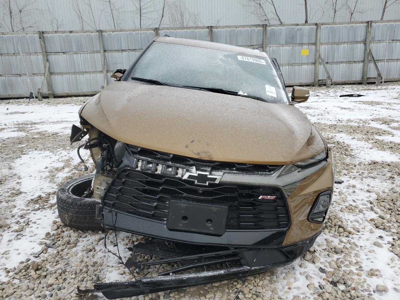 2020 Chevrolet Blazer VIN 3GNKBKRS3LS540157 Copart auction photo, all over damage thumbnail 5