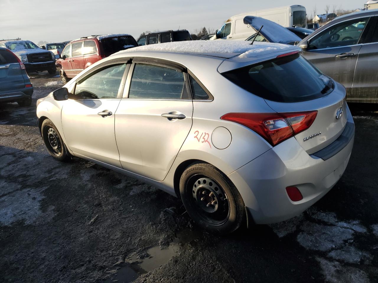 2016 Hyundai Elantra VIN KMHD35LH8GU274570 Copart auction photo, front end / side damage thumbnail 2