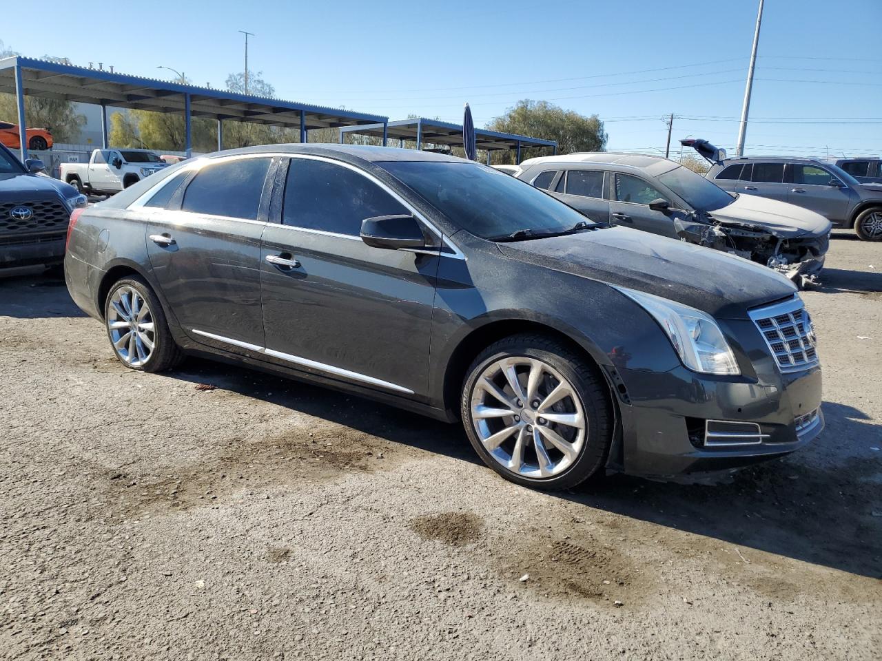 2013 Cadillac XTS VIN 2G61P5S30D9102840 Copart auction photo, front end damage thumbnail 4