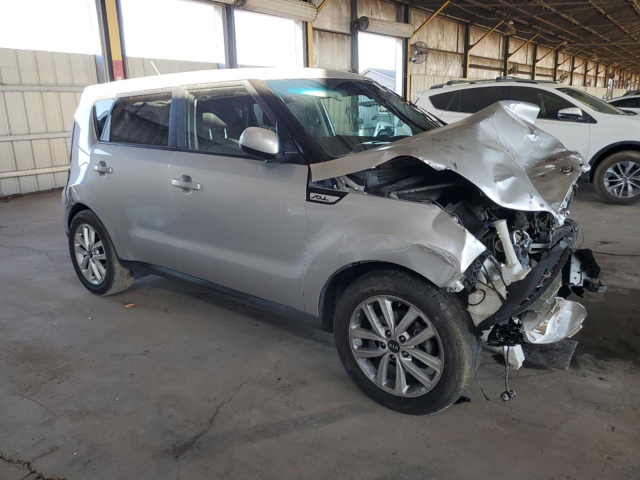 2018 KIA Soul VIN KNDJP3A53J7602766 Copart auction photo, front end damage thumbnail 4