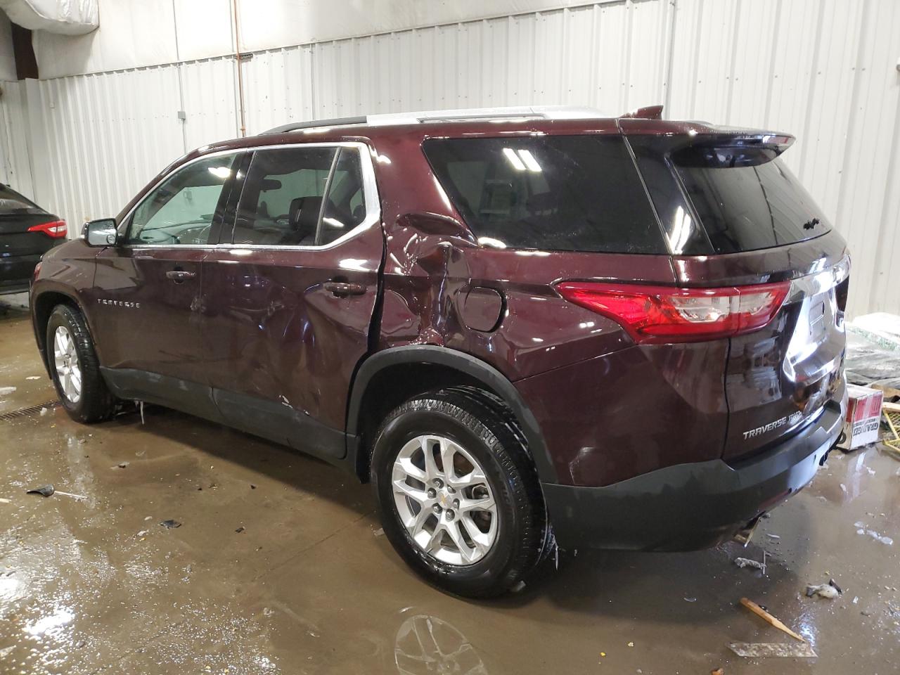 2018 Chevrolet Traverse VIN 1GNEVGKW9JJ254228 Copart auction photo, side / front end damage thumbnail 2