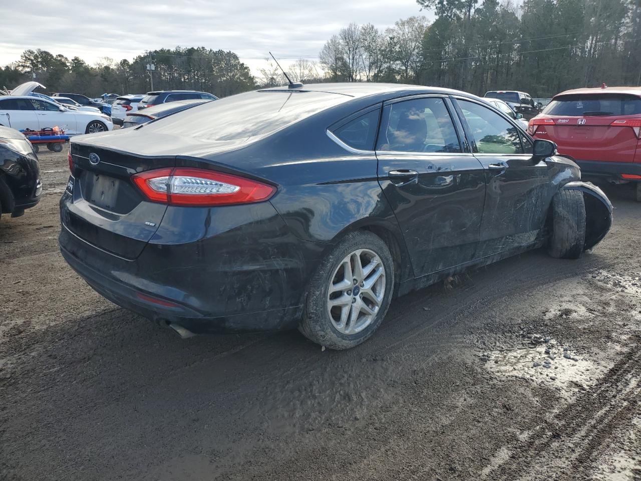 2015 Ford Fusion VIN 3FA6P0H72FR211240 Copart auction photo, front end damage thumbnail 3