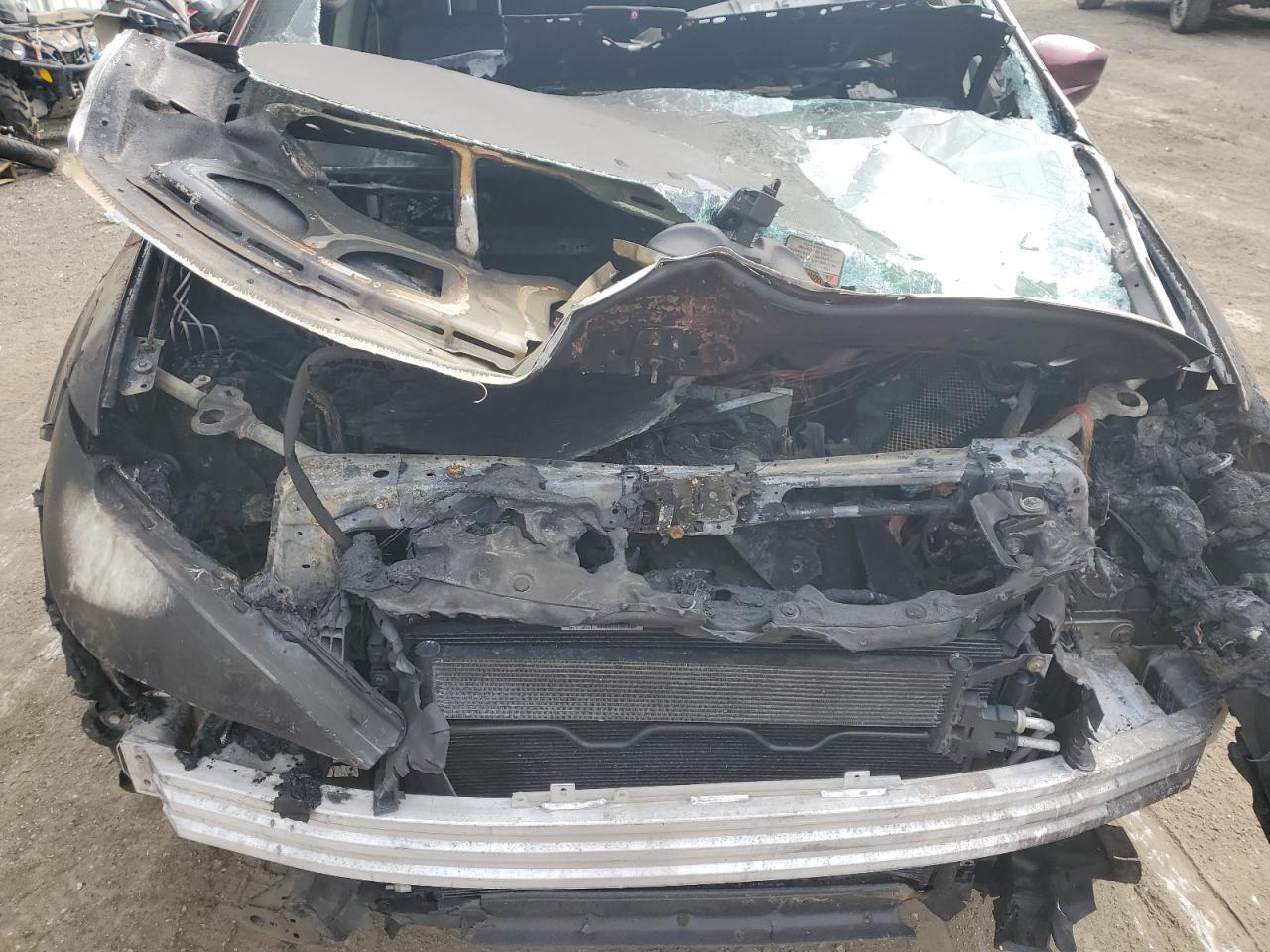 2018 Chrysler Pacifica VIN 2C4RC1BG6JR365546 Copart auction photo, burn - engine / front end damage thumbnail 12