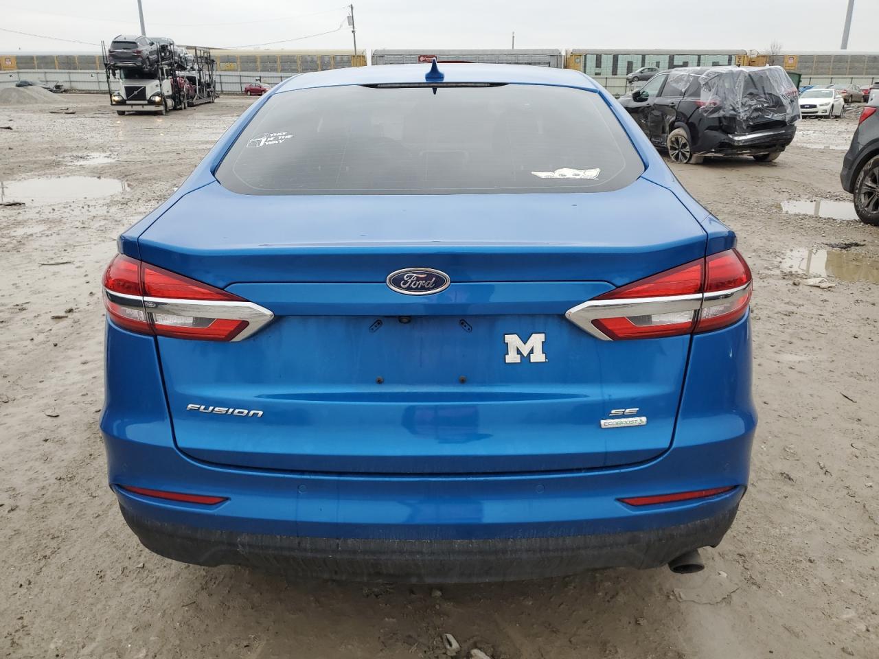 2019 Ford Fusion VIN 3FA6P0HD5KR215072 Copart auction photo, all over damage thumbnail 6