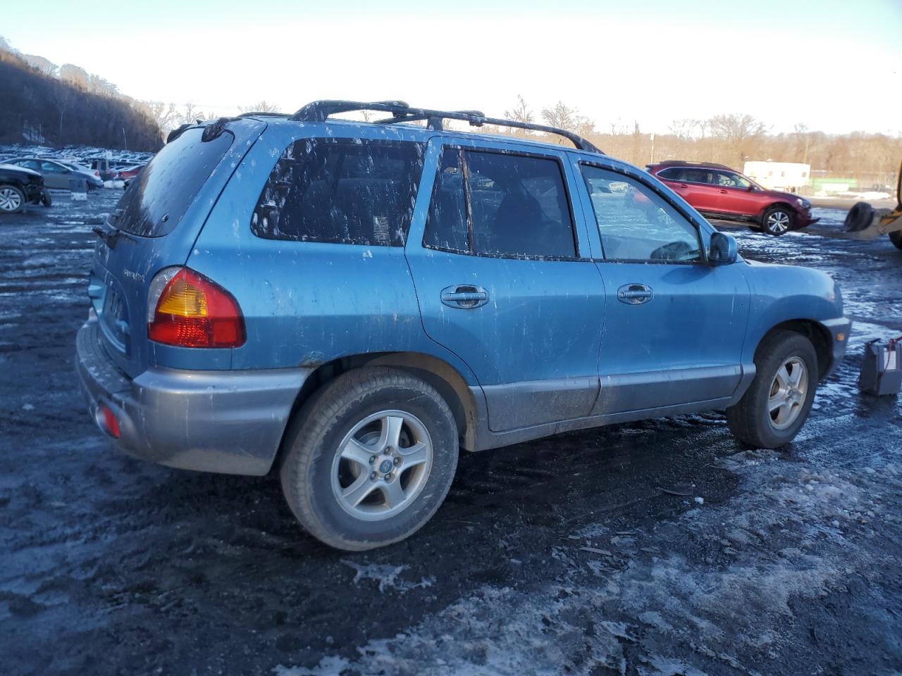 2004 Hyundai Santa Fe VIN KM8SB12B54U713185 Copart auction photo, mechanical / minor dent/scratches damage thumbnail 3