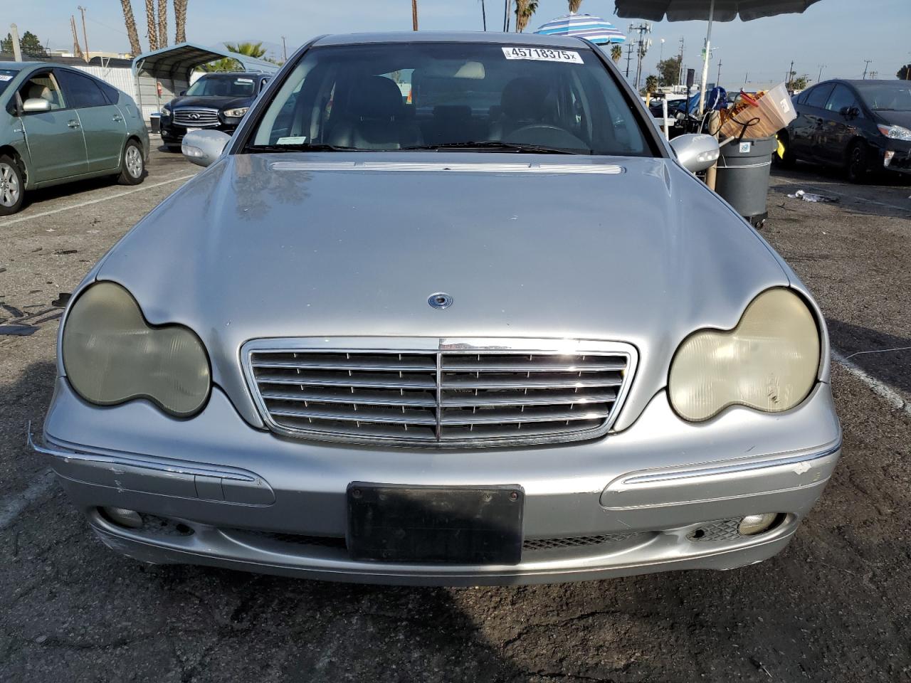 2003 Mercedes-Benz C-klasse VIN WDBRF61J43F336332 Copart auction photo, all over damage thumbnail 5