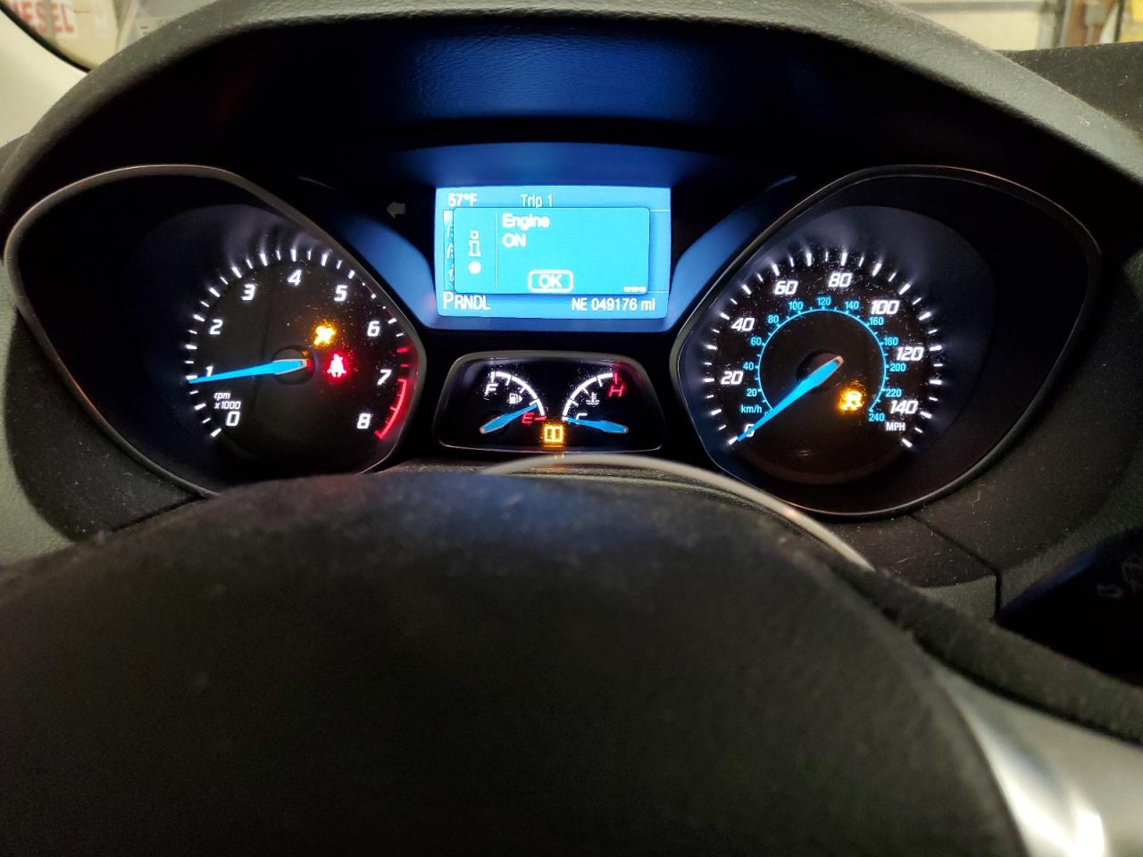 2014 Ford Focus VIN 1FADP3F24EL378020 Copart auction photo, front end / side damage thumbnail 9
