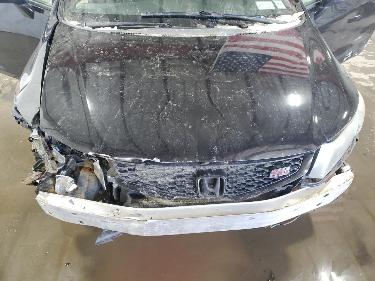 2013 Honda Civic VIN 2HGFG4A57DH706814 Copart auction photo, front end / side damage thumbnail 11