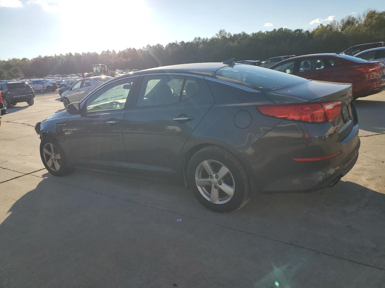 2015 KIA Optima VIN KNAGM4A75F5622723 Copart auction photo, front end damage thumbnail 2
