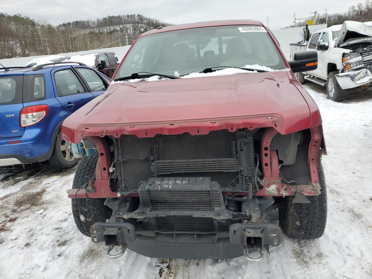 2014 Ford F-150 VIN 1FTFW1ET0EFA91986 Copart auction photo, front end / rear end damage thumbnail 5