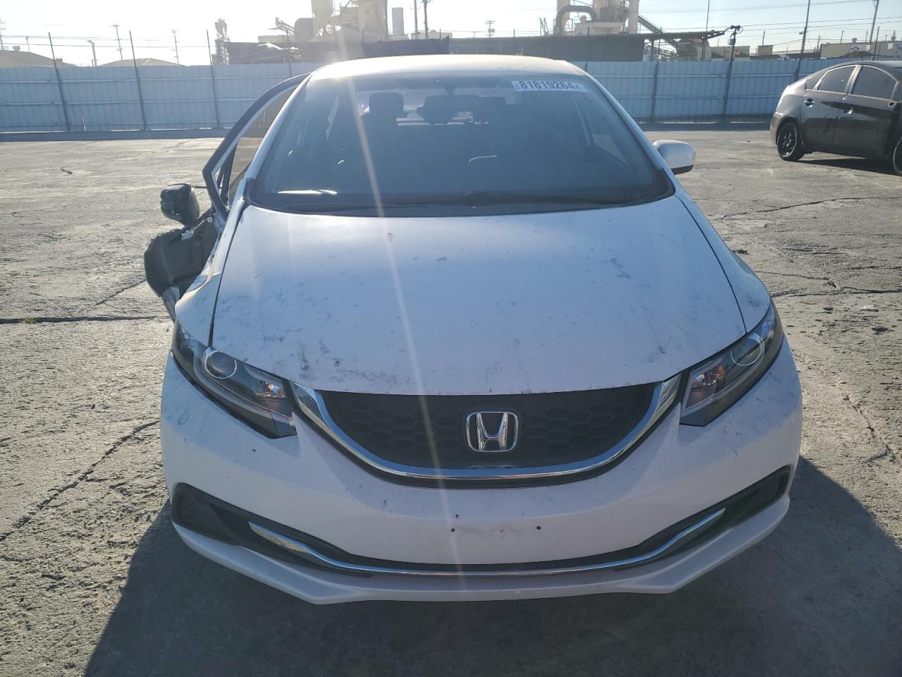 2015 Honda Civic VIN 19XFB2F57FE707860 Copart auction photo, side / front end damage thumbnail 5