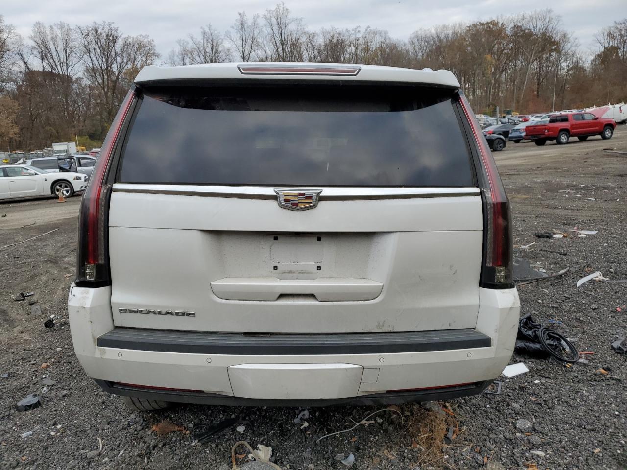 2016 Cadillac Escalade VIN 1GYS4DKJ9GR286232 Copart auction photo, front end / all over damage thumbnail 6