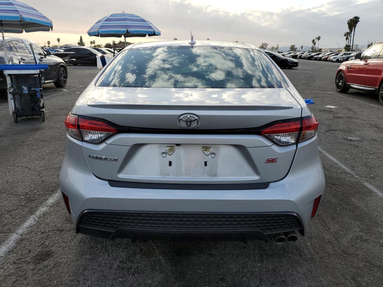2021 Toyota Corolla VIN 5YFS4MCE5MP061674 Copart auction photo, front end / rear end damage thumbnail 6