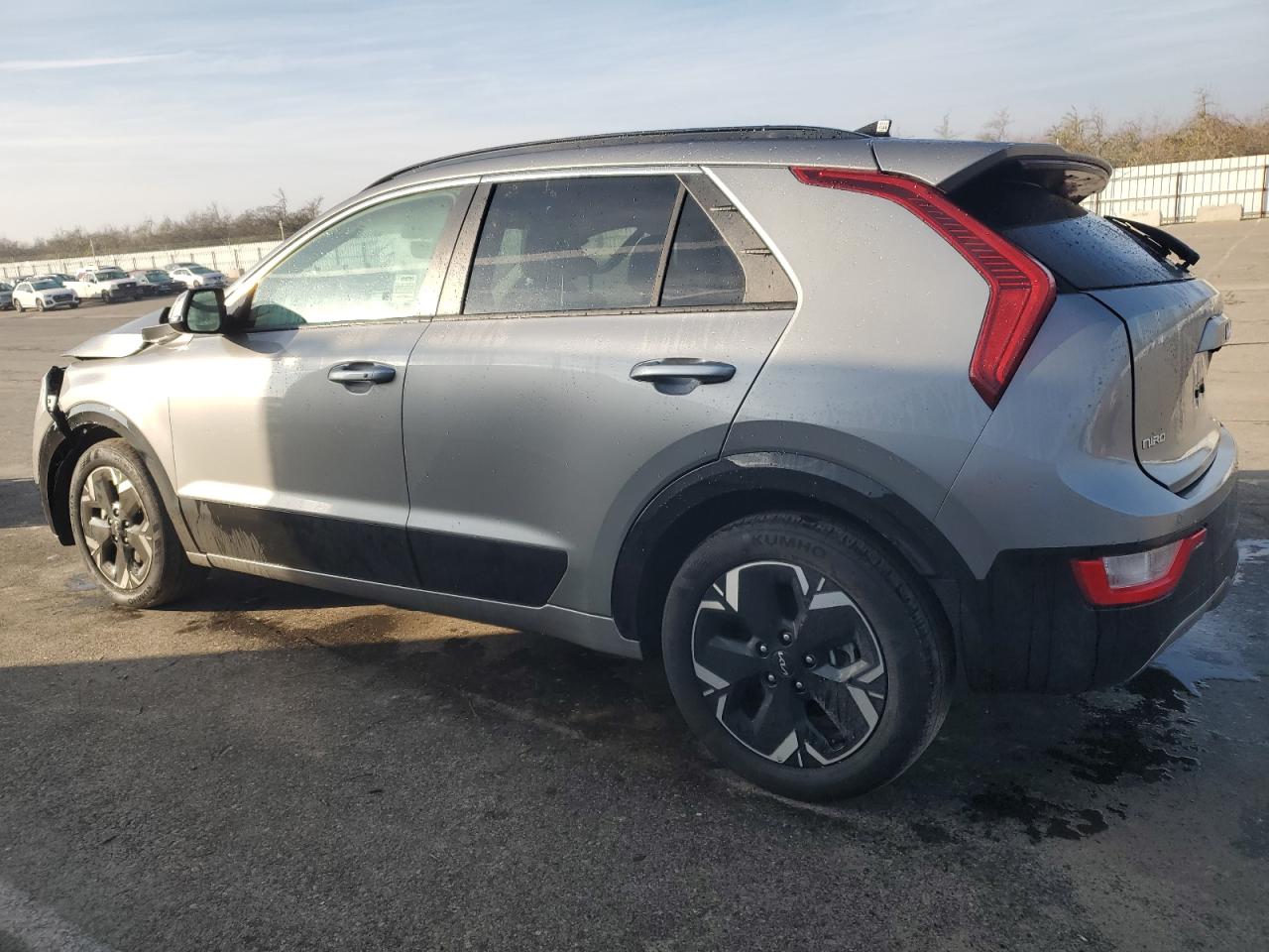 2023 KIA Niro VIN KNDCR3L13P5045942 Copart auction photo, front end / side damage thumbnail 2