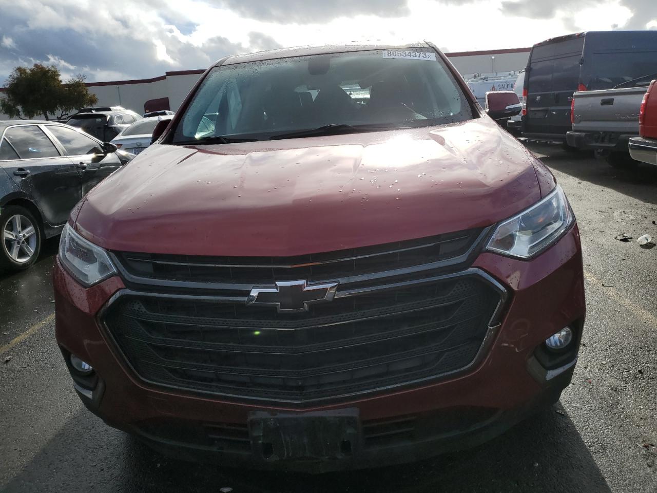2019 Chevrolet Traverse VIN 1GNEVJKW7KJ226510 Copart auction photo, vandalism / stripped damage thumbnail 5