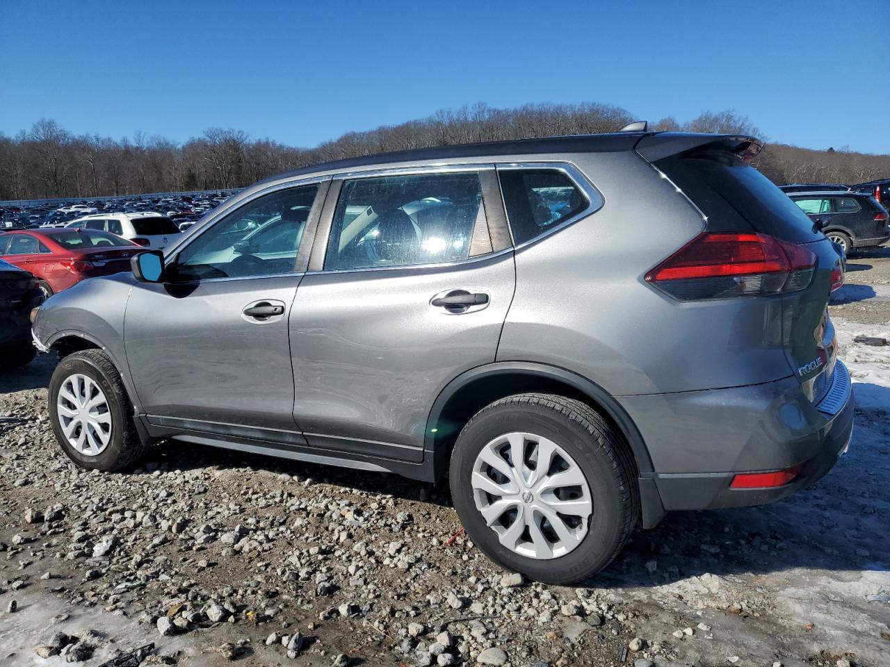 2017 Nissan Rogue VIN 5N1AT2MV2HC784975 Copart auction photo, front end / undercarriage damage thumbnail 2