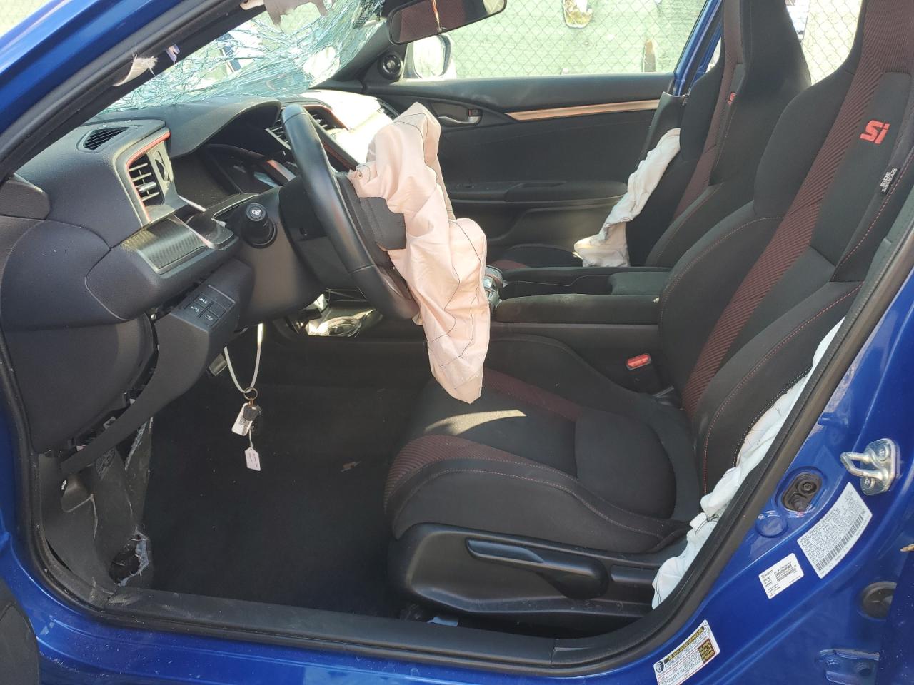 2020 Honda Civic VIN 2HGFC1E57LH706198 Copart auction photo, all over damage thumbnail 7