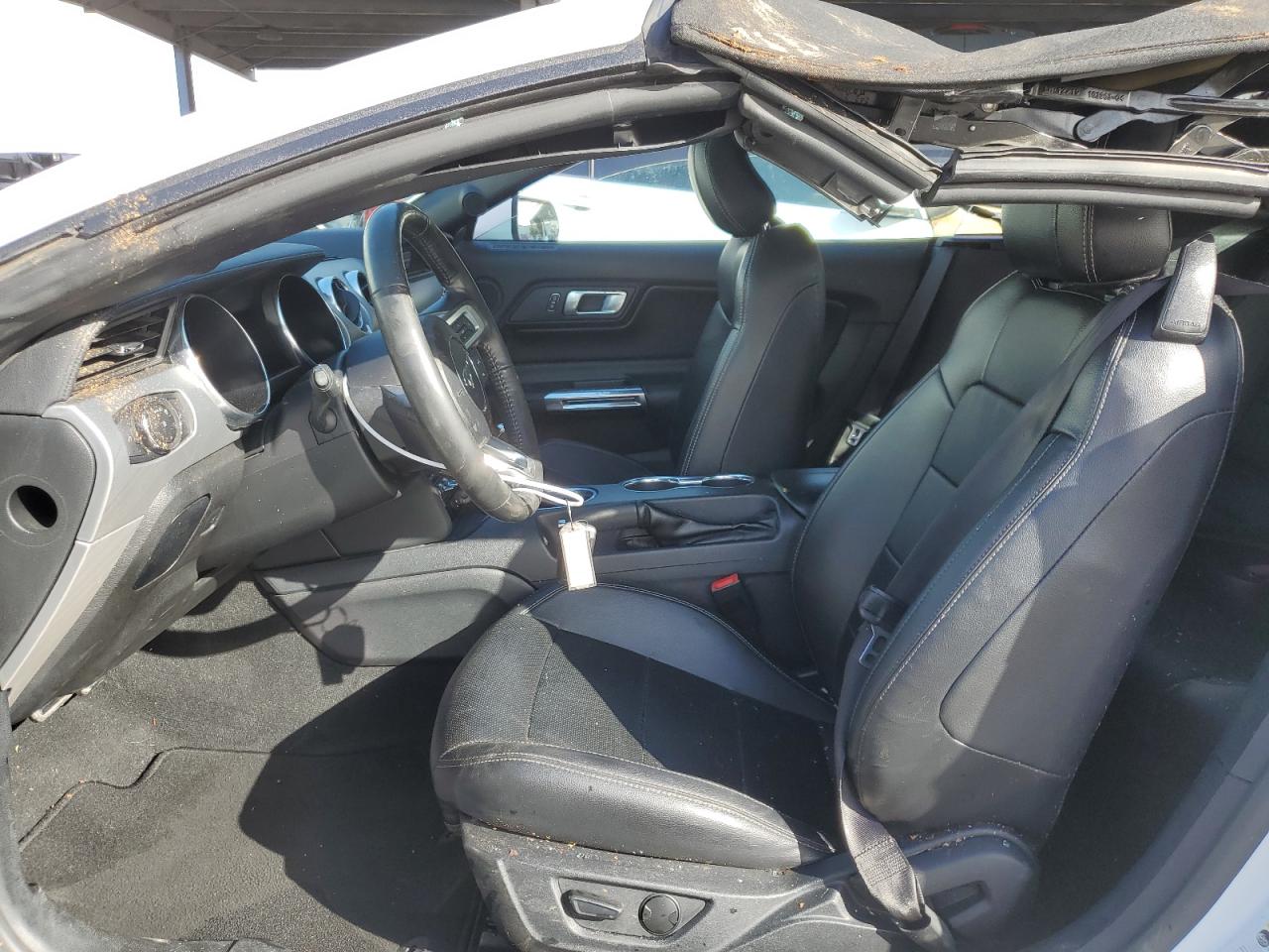 2022 Ford Mustang VIN 1FATP8UH6N5101342 Copart auction photo, top/roof damage thumbnail 7