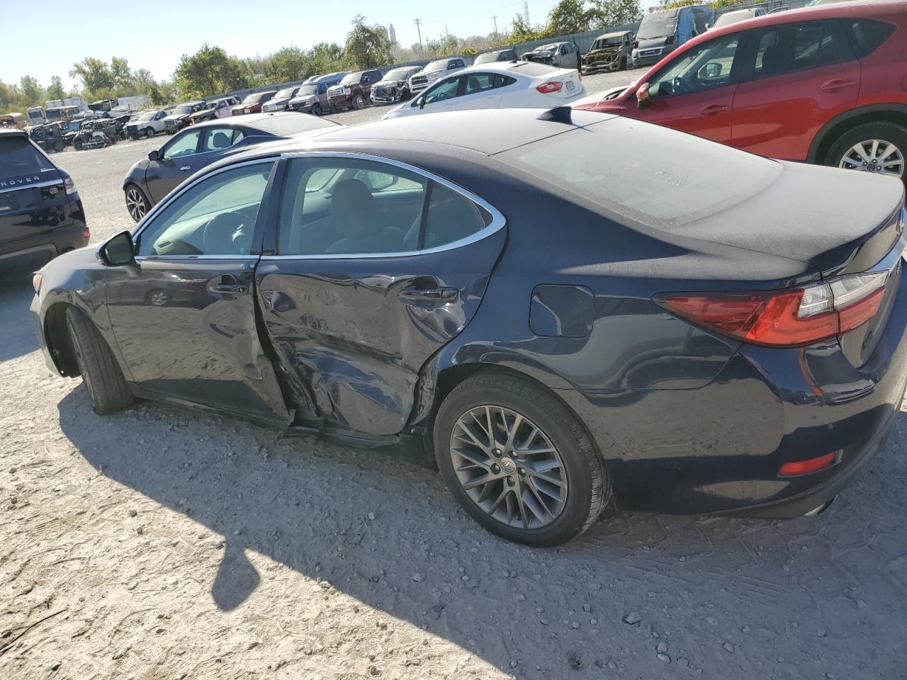 2018 Lexus ES VIN 58ABK1GG2JU101096 Copart auction photo, side damage thumbnail 2