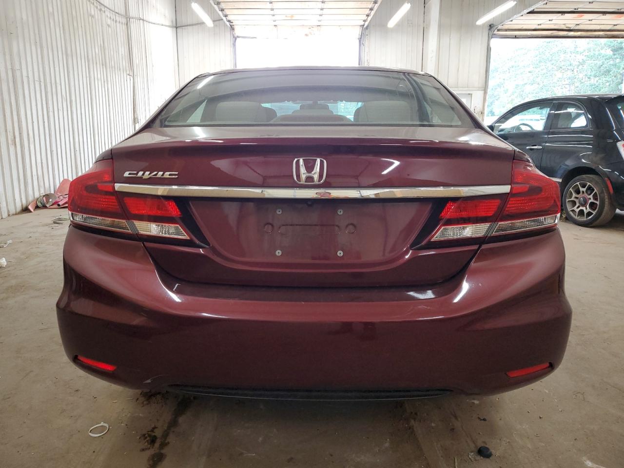 2013 Honda Civic VIN 2HGFB2F58DH571385 Copart auction photo, front end damage thumbnail 6