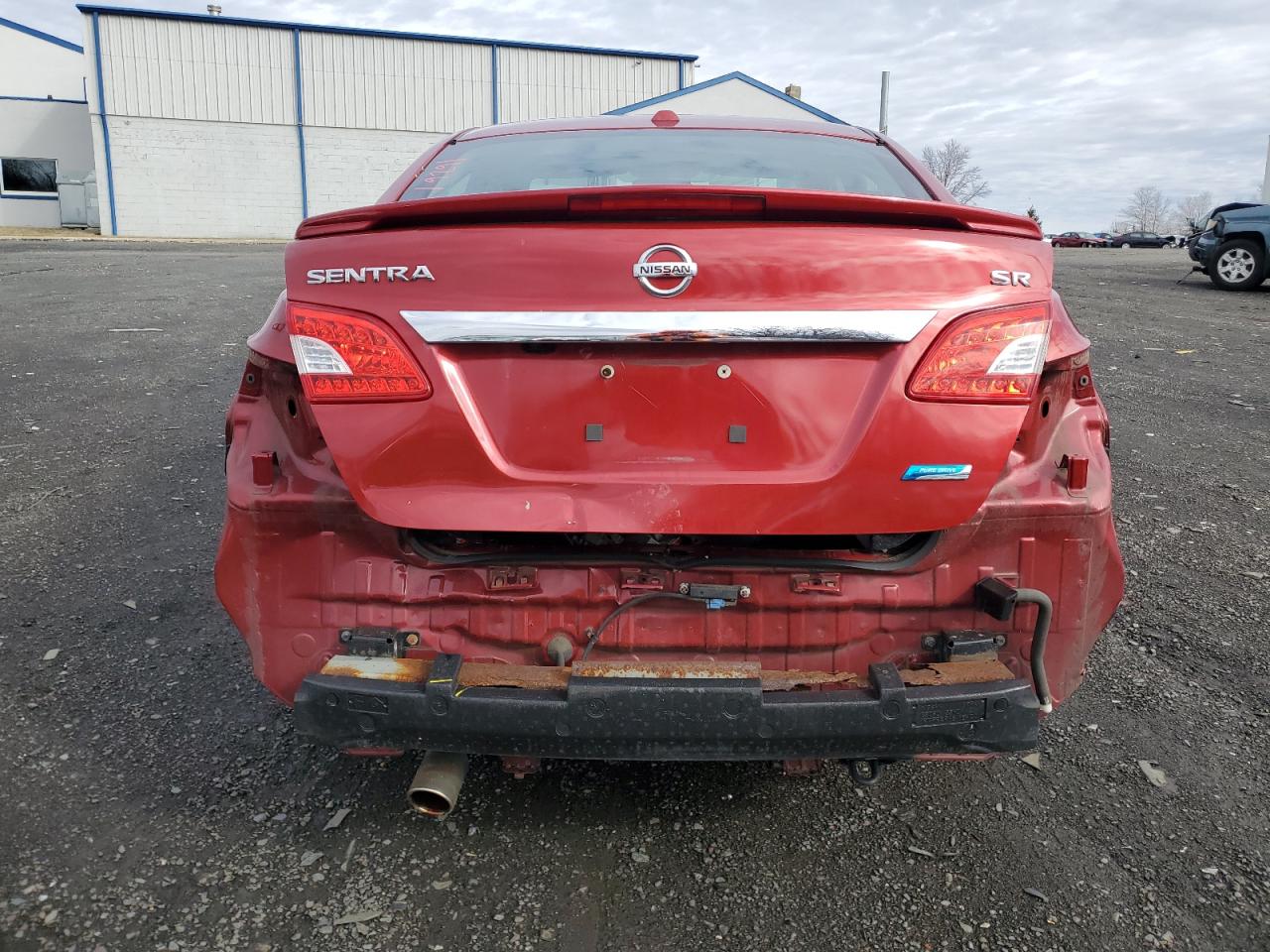 2014 Nissan Sentra VIN 3N1AB7AP2EY280345 Copart auction photo, rear end / minor dent/scratches damage thumbnail 6
