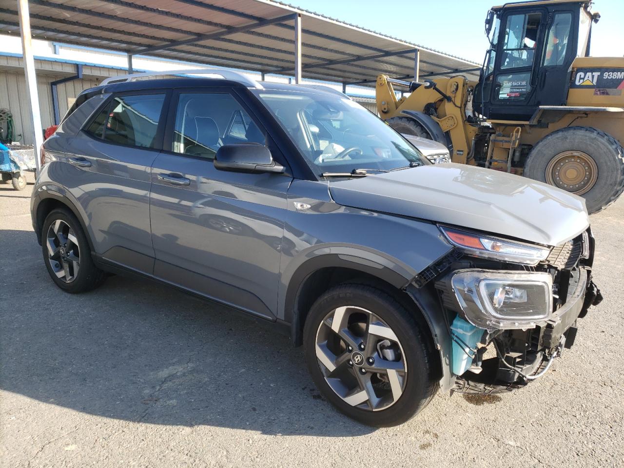 2022 Hyundai Venue VIN KMHRC8A3XNU200398 Copart auction photo, front end damage thumbnail 4