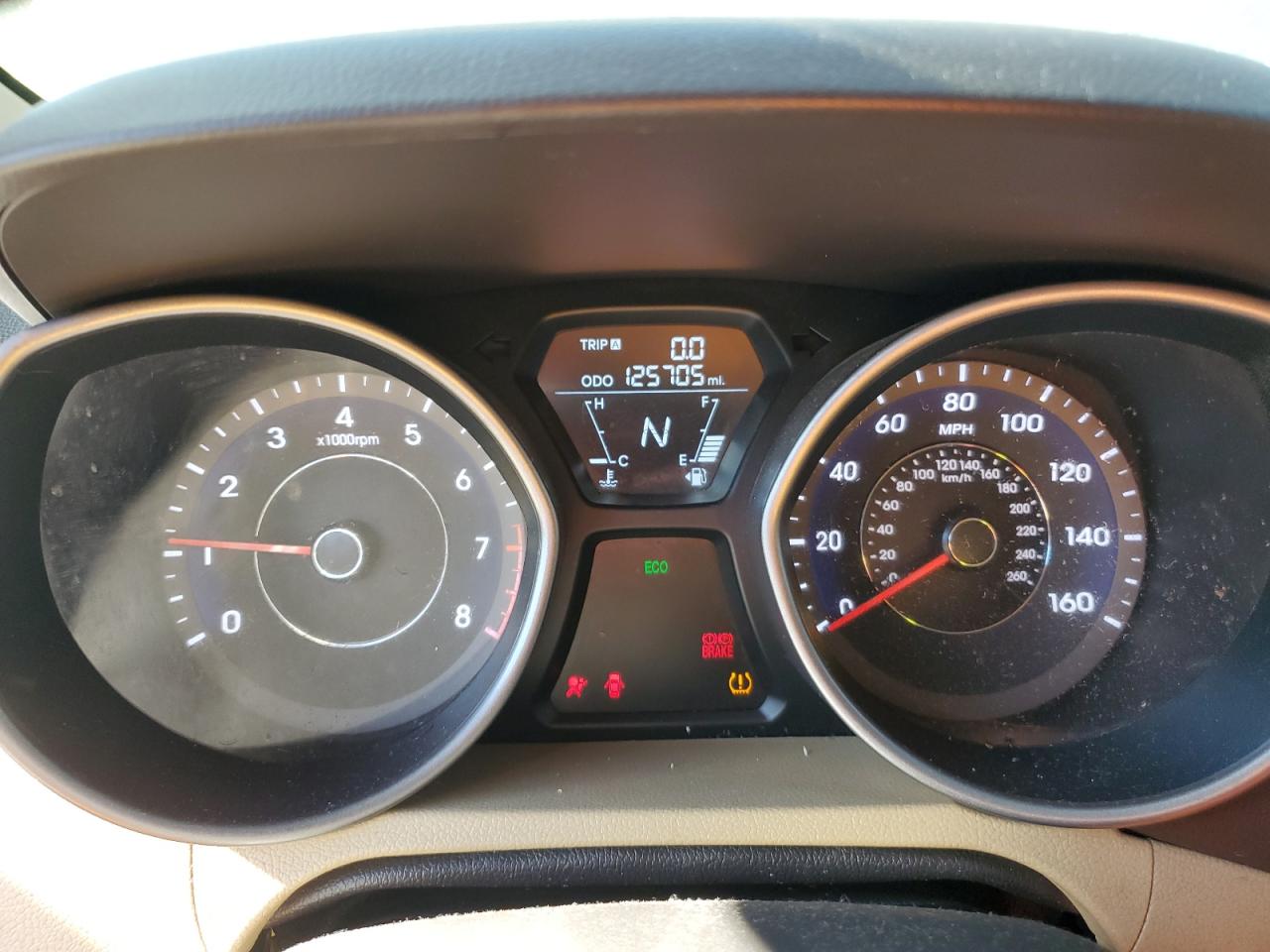 2013 Hyundai Elantra VIN 5NPDH4AE4DH344855 Copart auction photo, vandalism / minor dent/scratches damage thumbnail 9