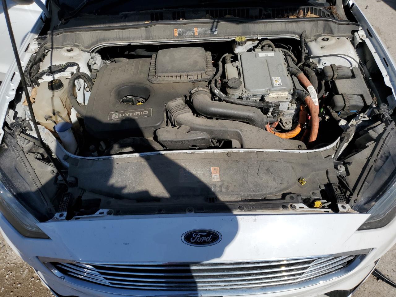 2019 Ford Fusion VIN 3FA6P0LU7KR124604 Copart auction photo, side damage thumbnail 11