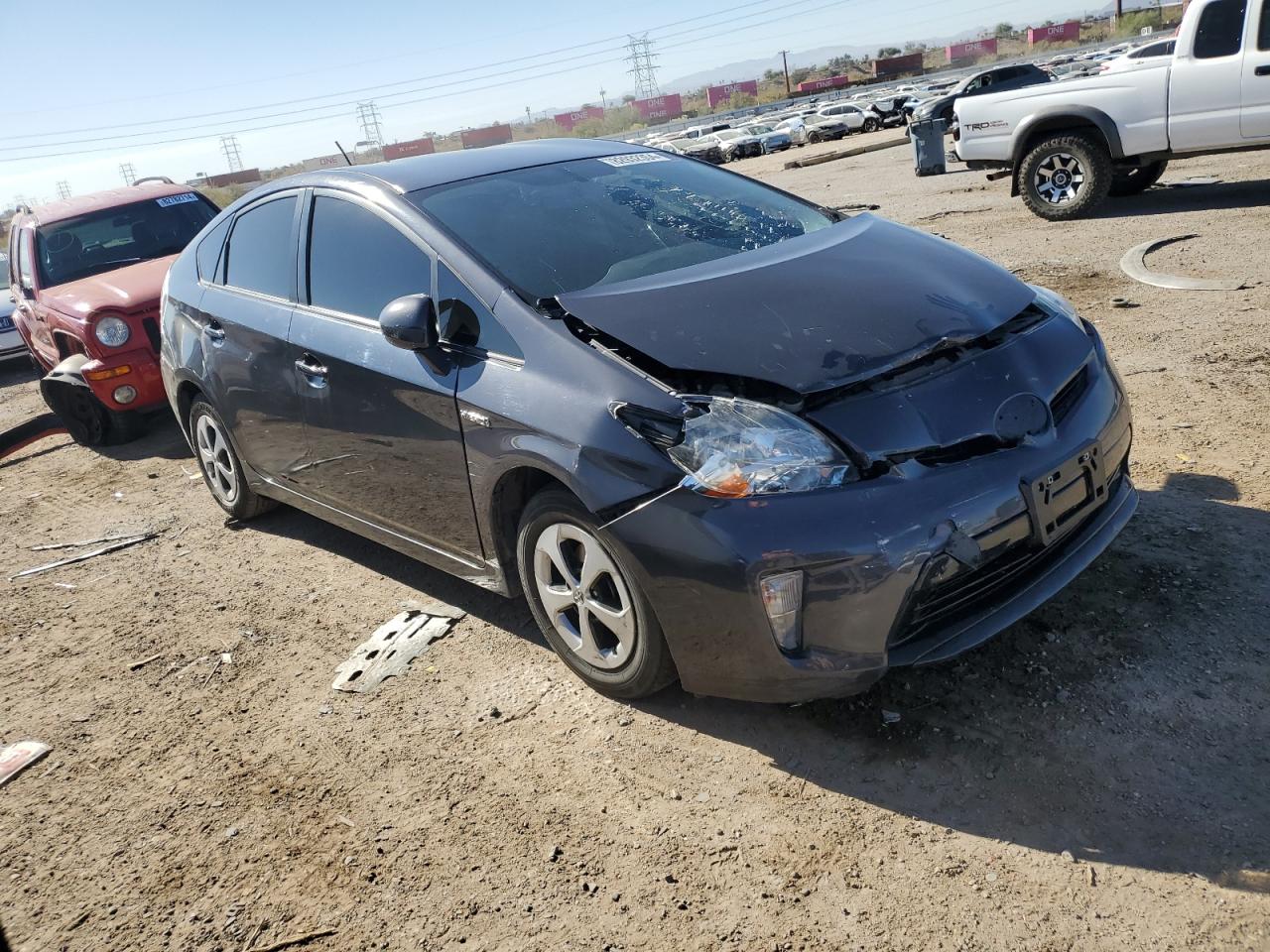 2012 Toyota Prius VIN JTDKN3DU2C5460986 Copart auction photo, front end damage thumbnail 4