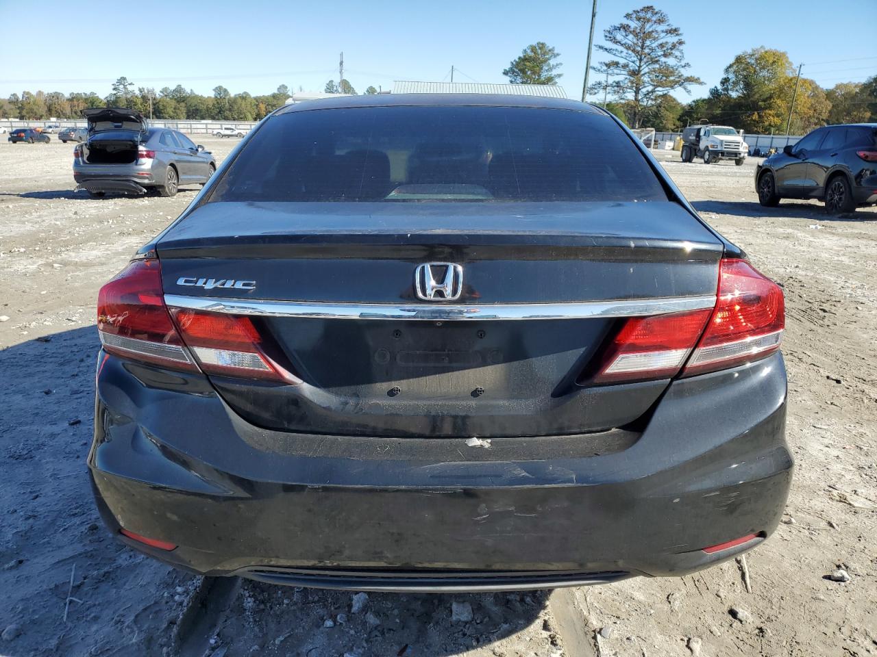 2015 Honda Civic VIN 2HGFB2F57FH563507 Copart auction photo, front end damage thumbnail 6