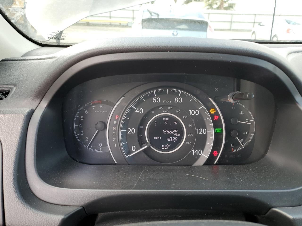 2012 Honda CR-V VIN 5J6RM4H71CL005631 Copart auction photo, front end damage thumbnail 9