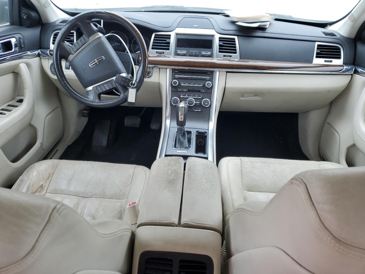 2010 Lincoln MKS VIN 1LNHL9DR6AG609153 Copart auction photo, front end damage thumbnail 8