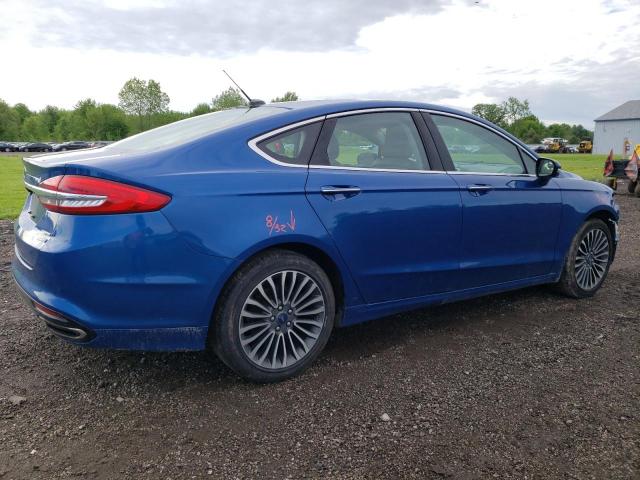 2017 Ford Fusion VIN 3FA6P0T97HR302337 Copart auction photo, front end damage thumbnail 3