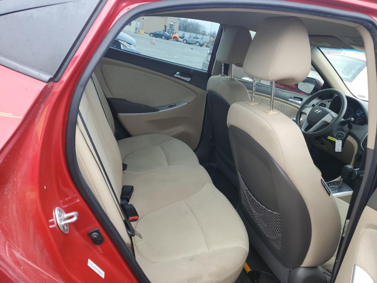 2013 Hyundai Accent VIN KMHCT4AE8DU431279 Copart auction photo, side damage thumbnail 10