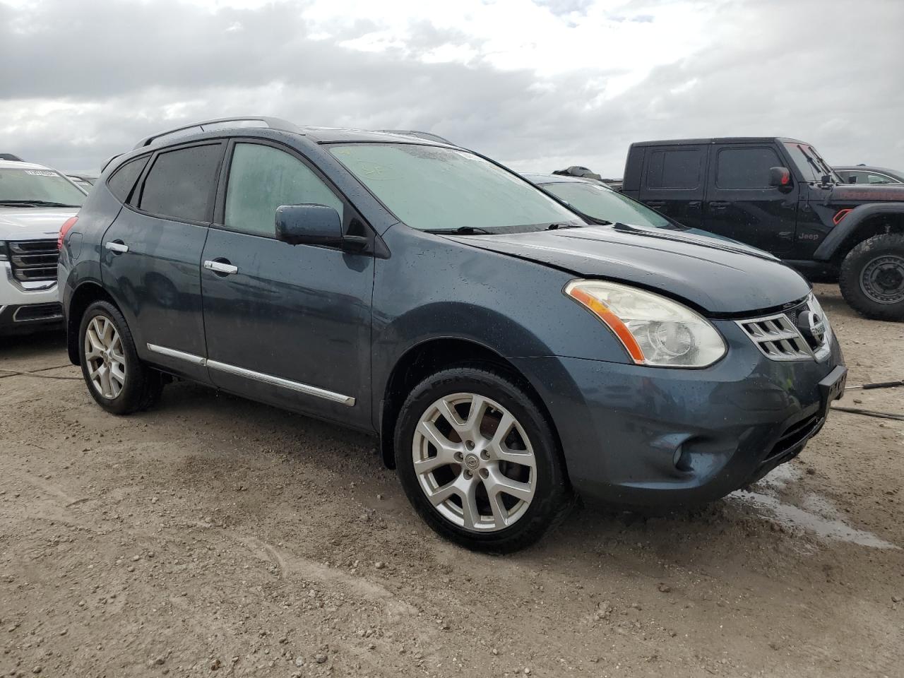 2012 Nissan Rogue VIN JN8AS5MV8CW353979 Copart auction photo, water/flood damage thumbnail 4