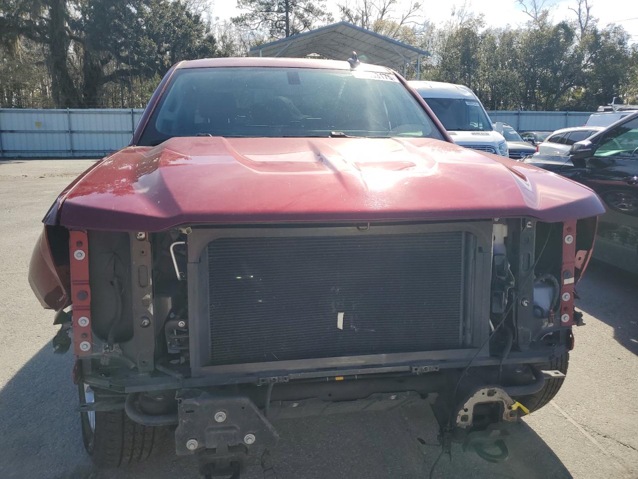 2018 Chevrolet Silverado VIN 3GCUKREC6JG172081 Copart auction photo, all over damage thumbnail 5