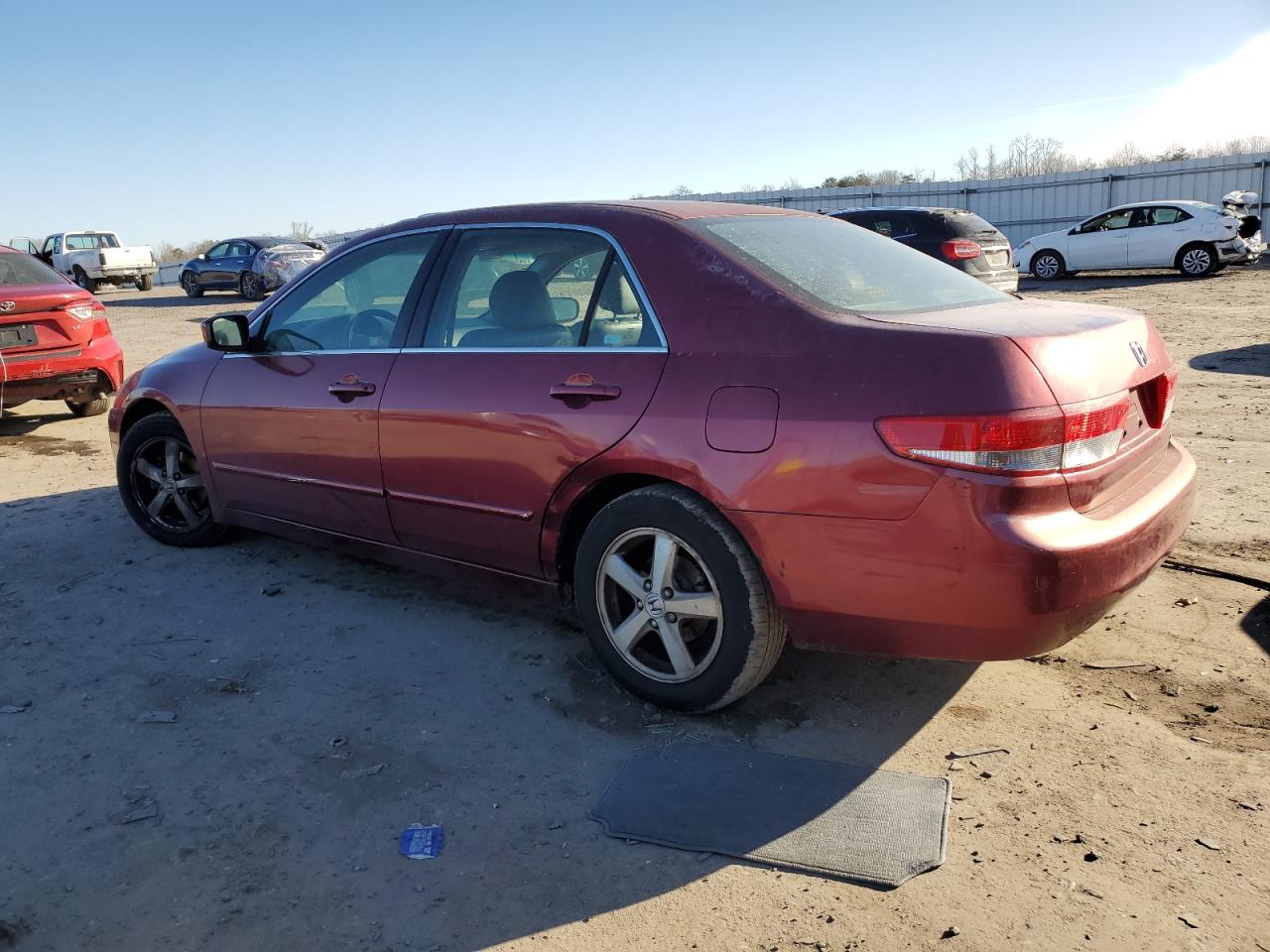 2003 Honda Accord VIN 1HGCM56673A134630 Copart auction photo, side damage thumbnail 2