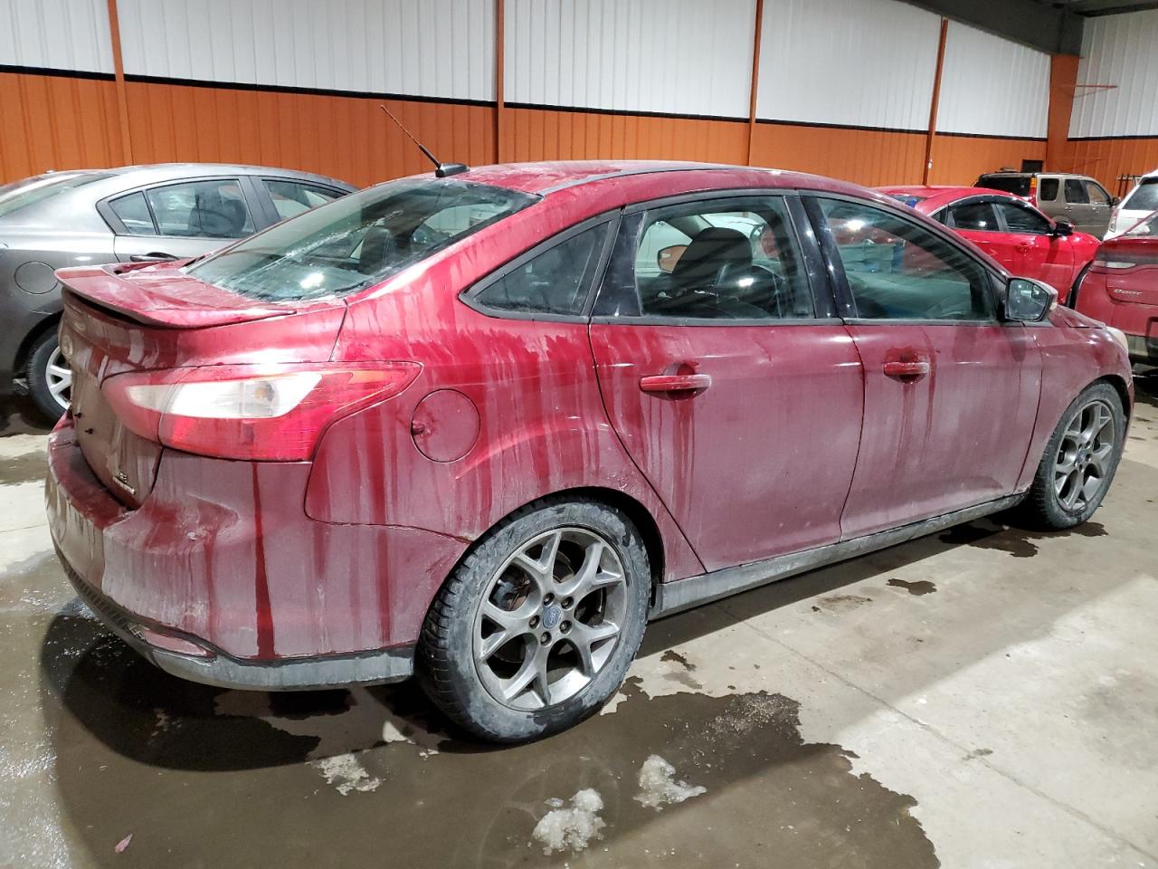 2014 Ford Focus VIN 1FADP3F29EL376988 Copart auction photo, front end / minor dent/scratches damage thumbnail 3