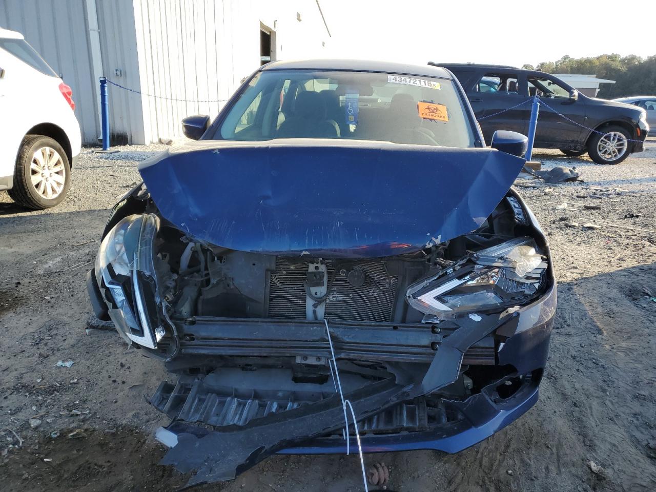 2017 Nissan Sentra VIN 3N1AB7AP3HY402392 Copart auction photo, front end damage thumbnail 5